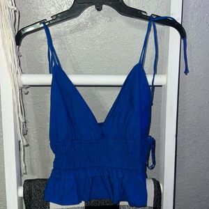 Blue tank top